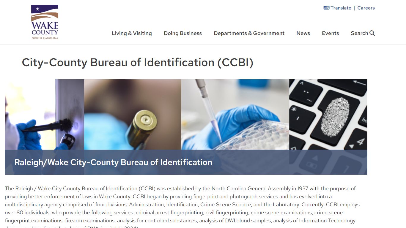 City-County Bureau of Identification (CCBI)